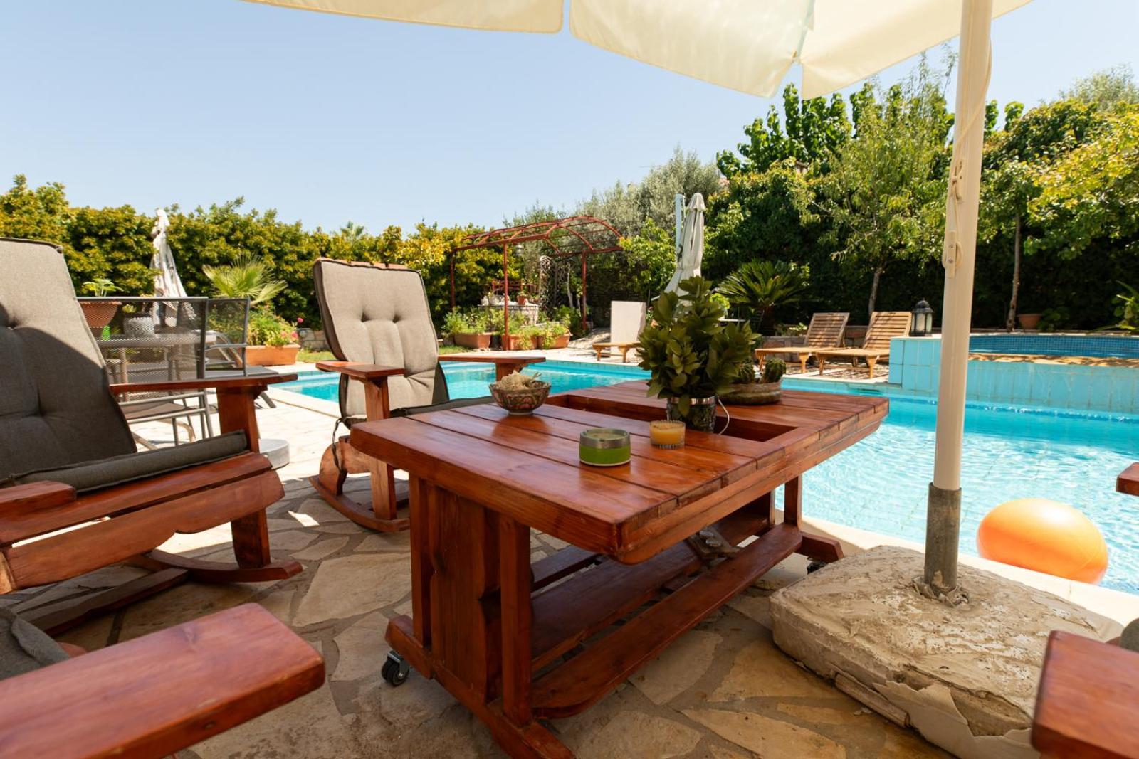 Ferienwohnung Jacuzzi Pool House Ama5690 Chalkís Exterior foto