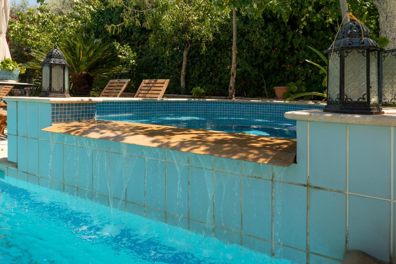 Ferienwohnung Jacuzzi Pool House Ama5690 Chalkís Exterior foto